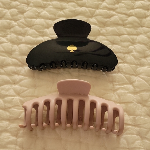 Kate Spade x Target Black Hair Clip and Pink Hair Clip (Sold At Ulta) - Picture 1 of 1